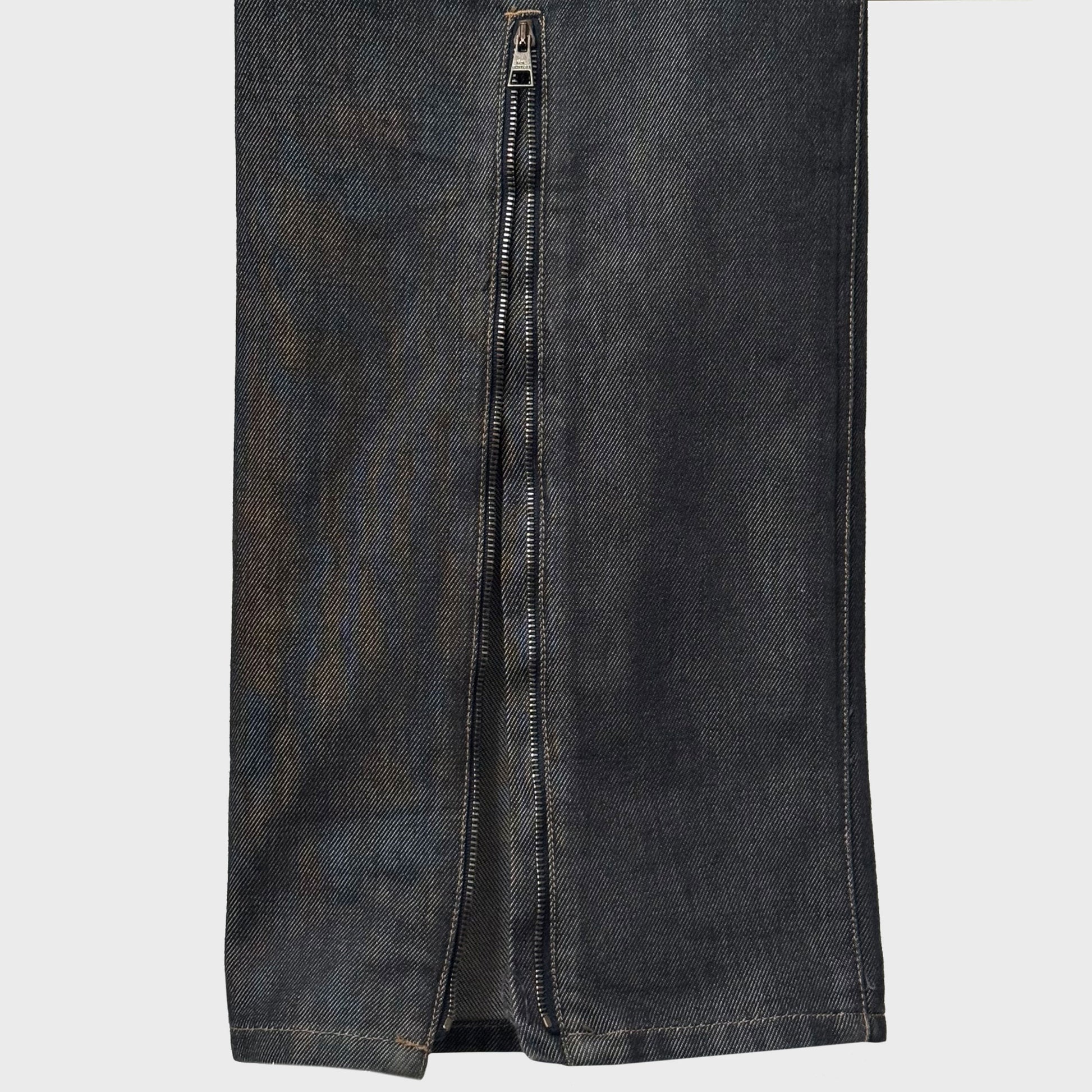 Neil Barrett Vintage Straight Denim Trousers With Integrated Leather Belt Gorpcore Techwear Technical Archive Ebay Etsy Grailed Constant Practice Hol Sales Vintage 3