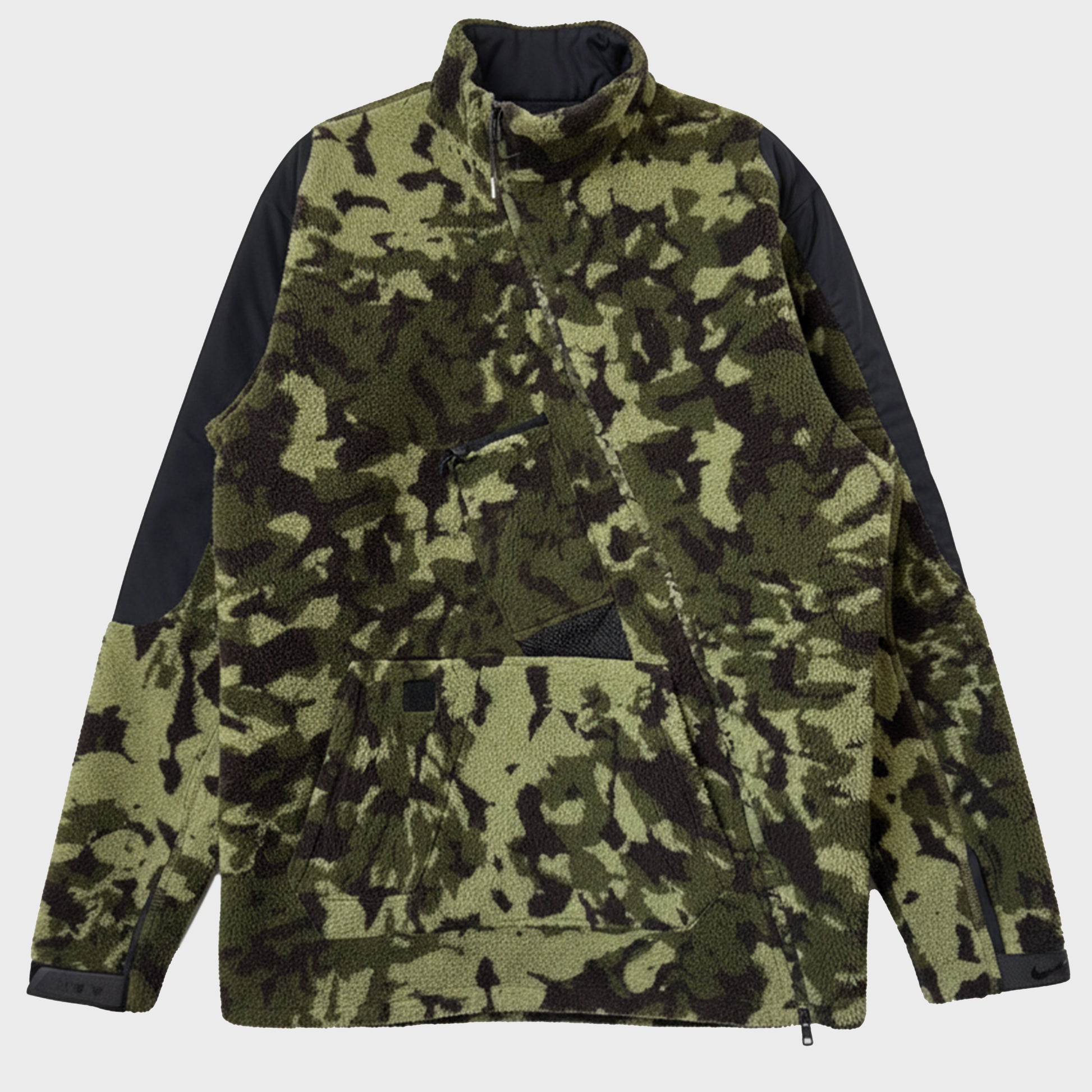 Nike MMW 2in1 Camo Fleece Asymetrical Technical Jacket Gorpcore Techwear Technical Archive Ebay Etsy Grailed Constant Practice Hol Sales 1