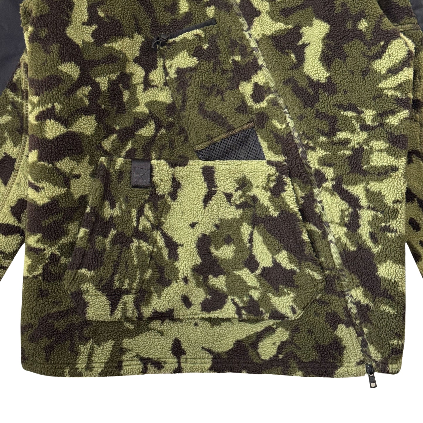 Nike MMW 2in1 Camo Fleece Asymetrical Technical Jacket Gorpcore Techwear Technical Archive Ebay Etsy Grailed Constant Practice Hol Sales 2