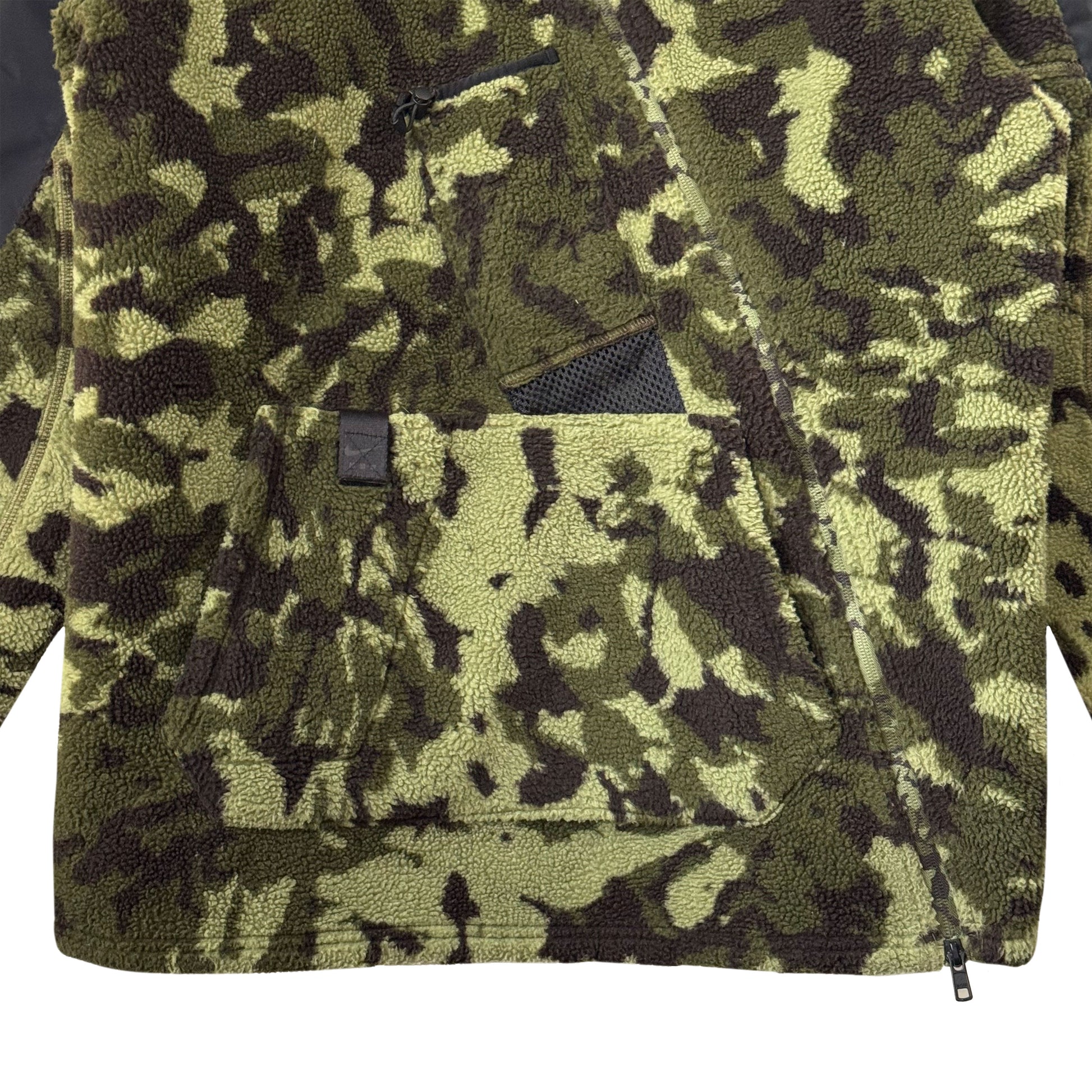 Nike MMW 2in1 Camo Fleece Asymetrical Technical Jacket Gorpcore Techwear Technical Archive Ebay Etsy Grailed Constant Practice Hol Sales 2