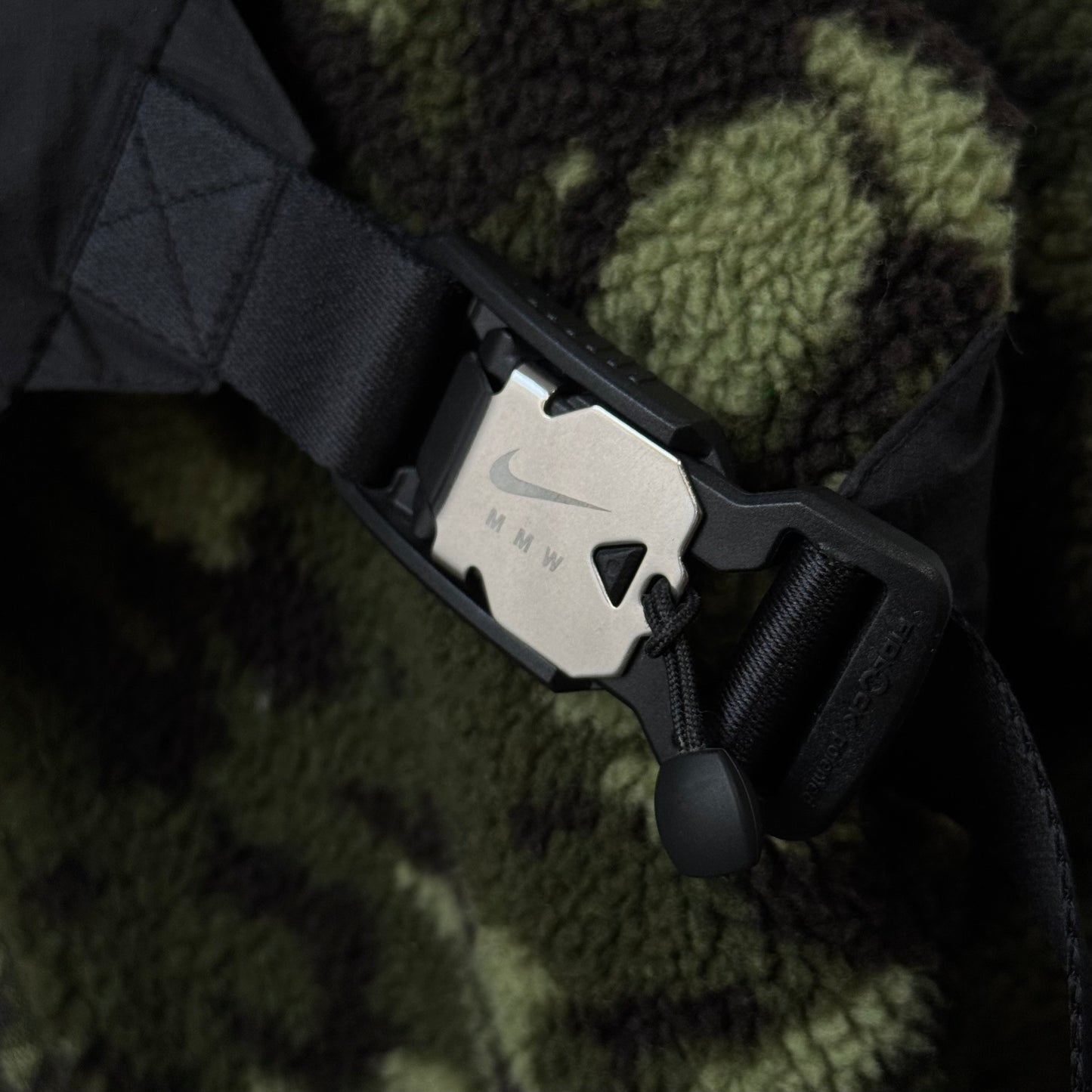 Nike MMW 2in1 Camo Fleece Asymetrical Technical Jacket Gorpcore Techwear Technical Archive Ebay Etsy Grailed Constant Practice Hol Sales 7