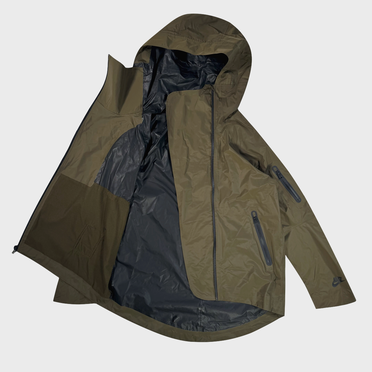  Nike Technical Water Repellent Asymetrical Balaclava Jacket Etsy