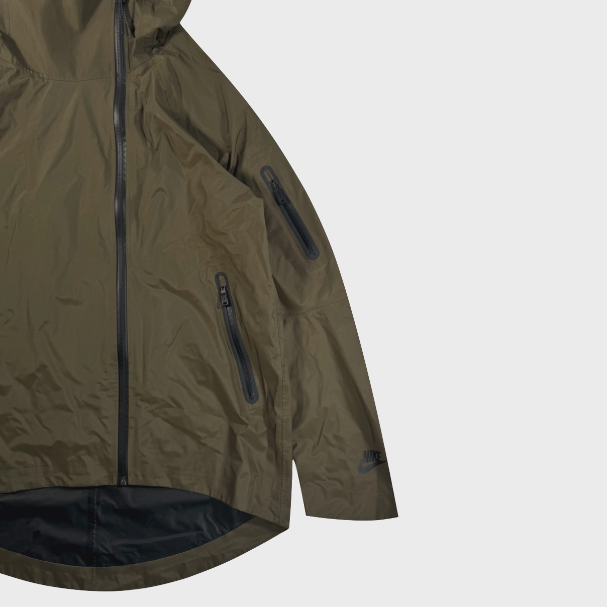 Nike Technical Water Repellent Asymetrical Balaclava Jacket Second Wave Vintage