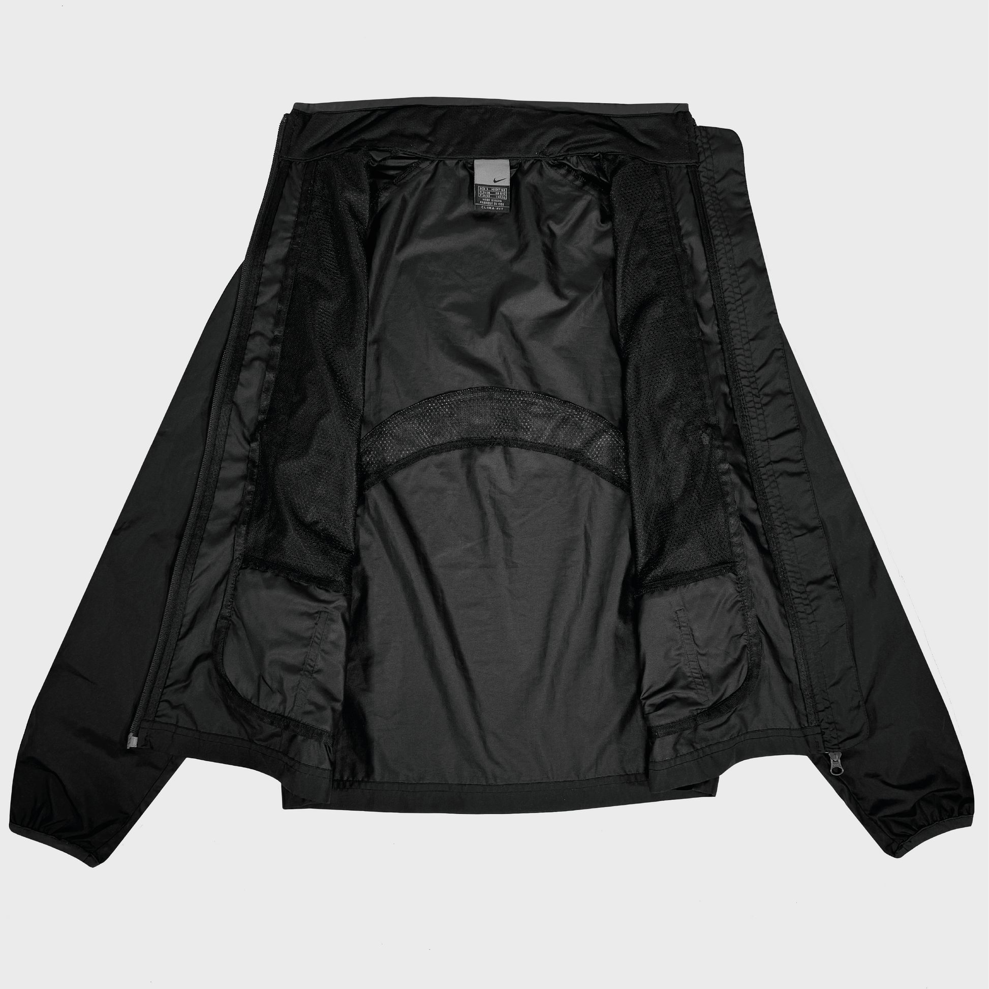 Nike Vintage Clima Fit Technical laser cutout running jacket Grailed