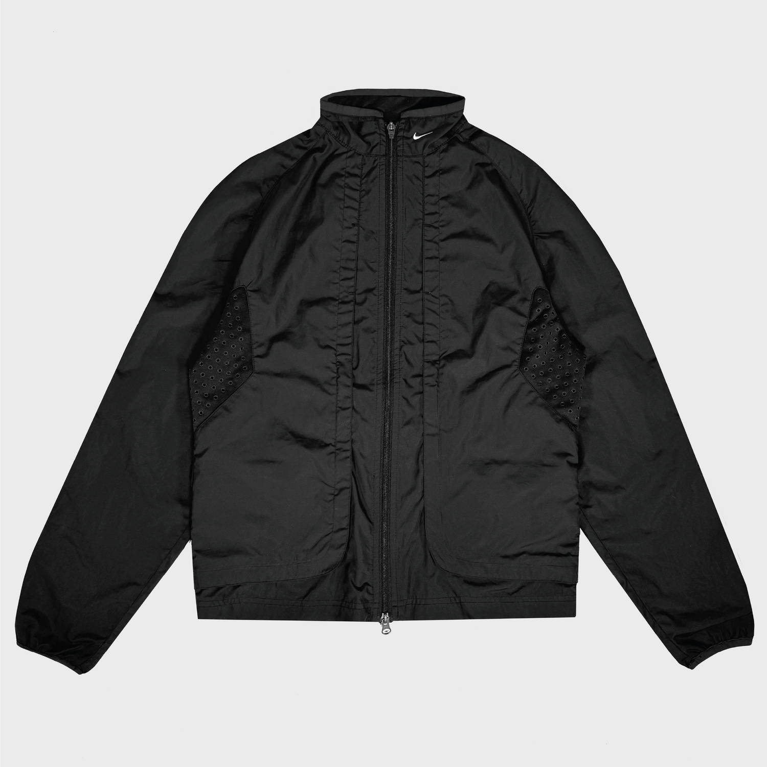 Nike Vintage Clima Fit Technical laser cutout running jacket Hol Sales