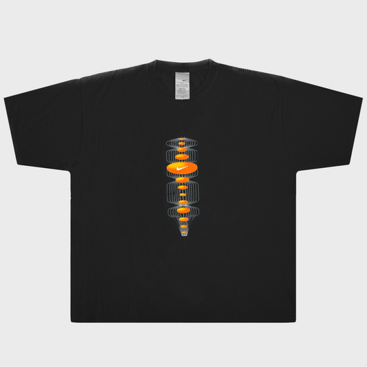 Nike White Label Futuristic Logo Printed Tee Inside Tag