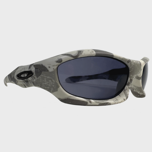 Oakley Monster Dog - White Camo / Grey Inside Tag Vintage