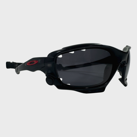 Oakley New Racing Jacket - Polished Black (Vented) / Black iridium (2012) 300700