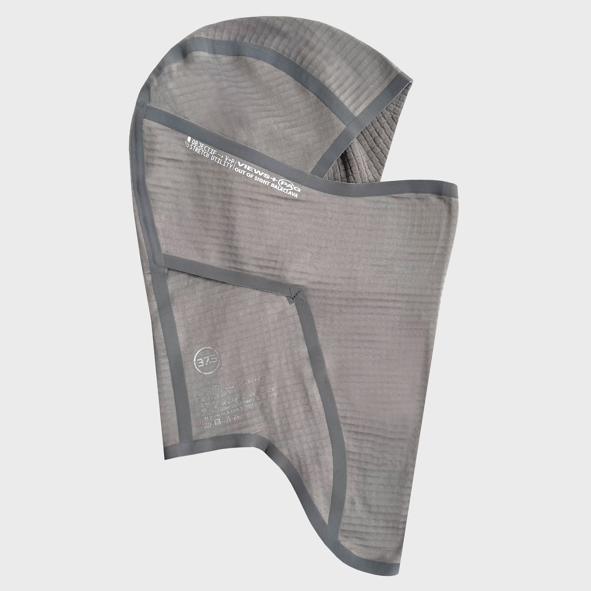 Pag-Nkw x Views Balaclava Fit Air Grid™ Steeple Grey Gropcore Sportswear Streetwear 