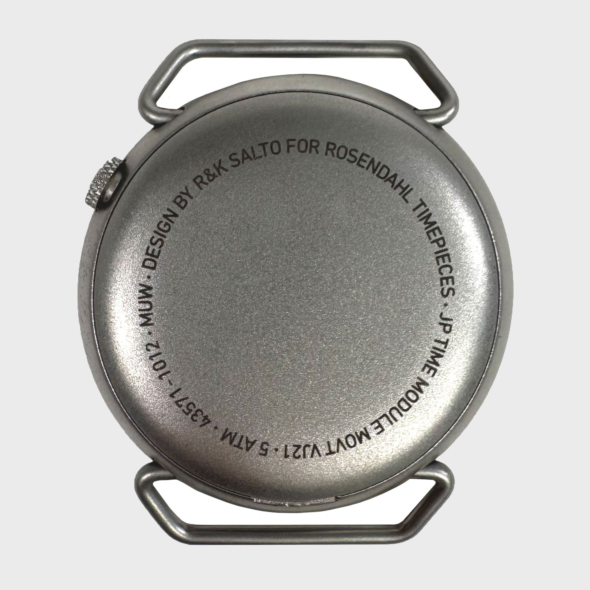 Rosendahl Minimalist Design Silver Watch vintage bauhaus digital futuristic 3