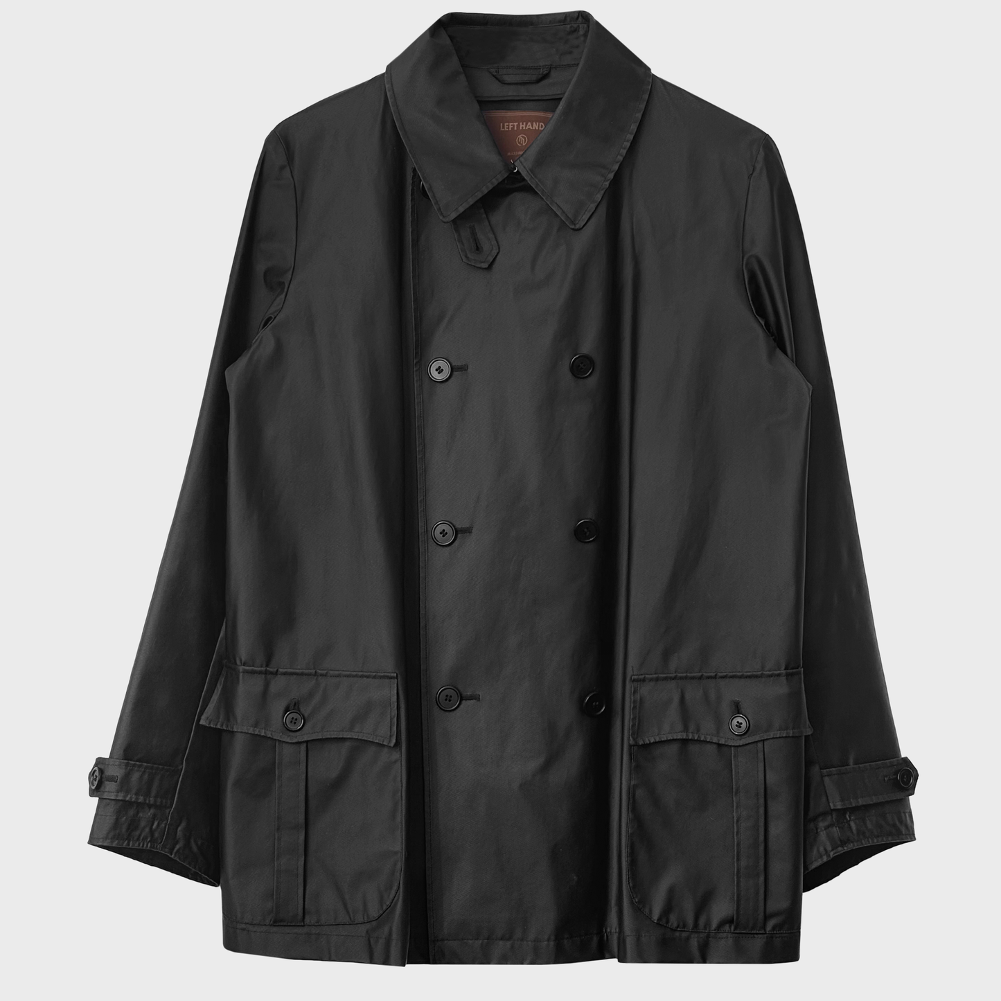 Left Hand By Massimo Osti Studio Thermojoint Fabric Double-Breasted Jacket