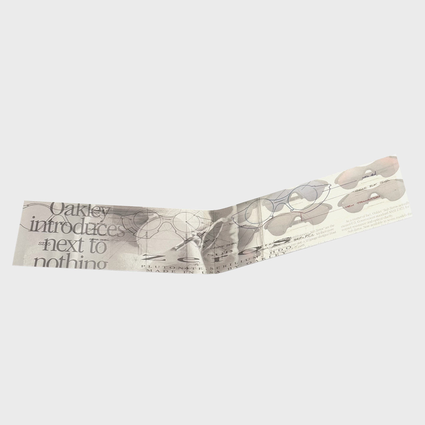 Oakley Limited Edition Sub Zero MUZM Exclusive Box - Matte Grey Smoke N / Prizm Snow Torch Iridium (2024)