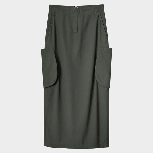 Mandarina Duck Egg Cell Pockets Long Skirt
