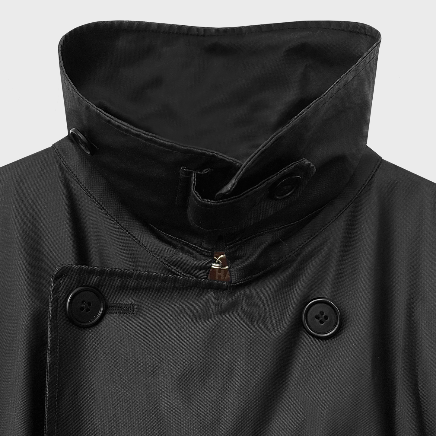 Left Hand By Massimo Osti Studio Thermojoint Fabric Double-Breasted Jacket