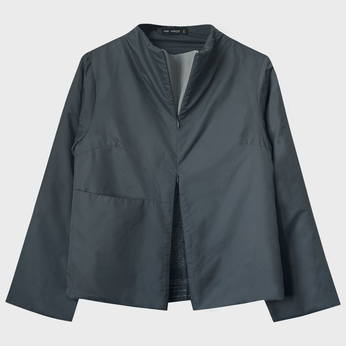 Cop Copine Hidden Zipper Technical Anorak