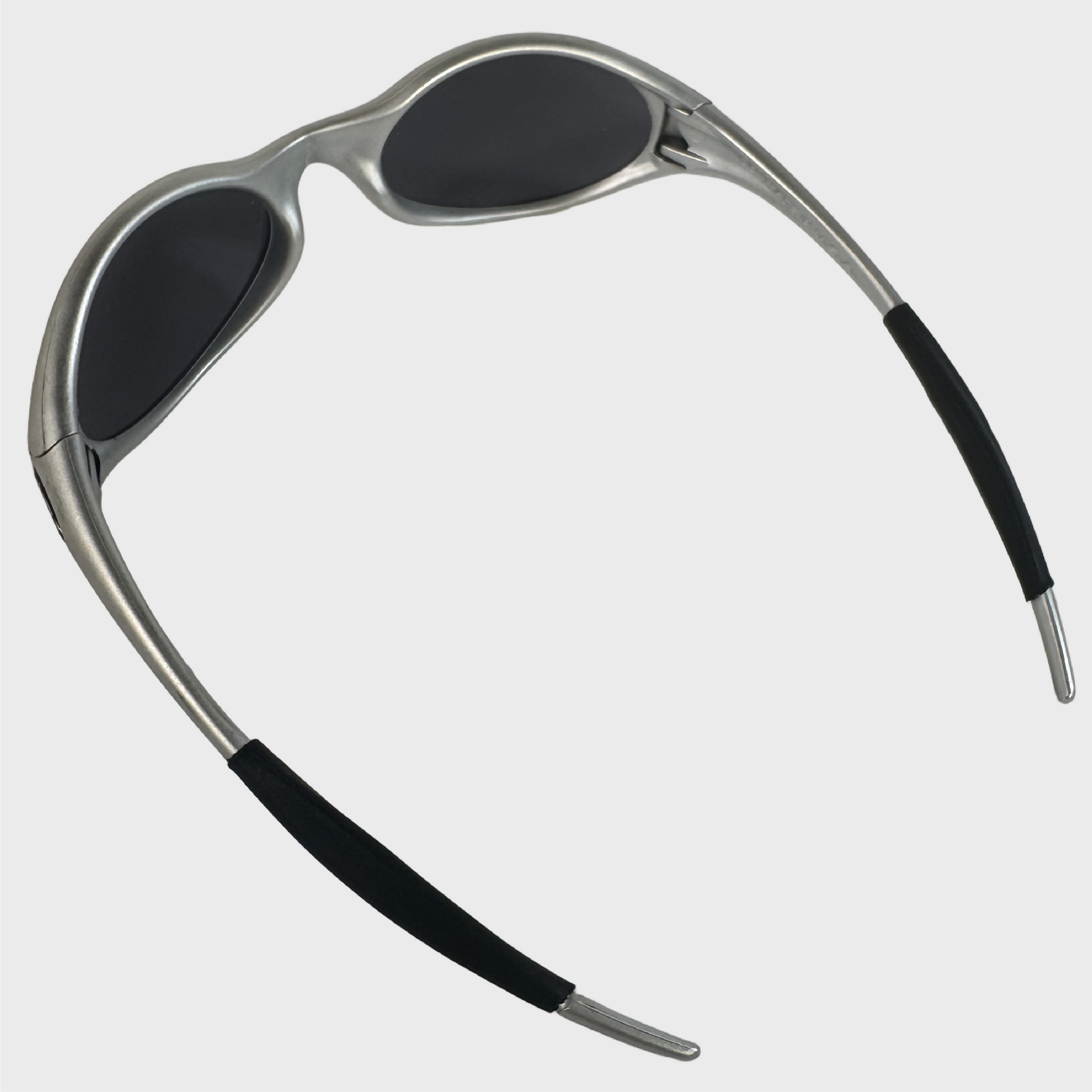 Sunglasses 2002 vintage Oakley New Eye Jacket Silver FMJ 5.56 / Black Iridium 