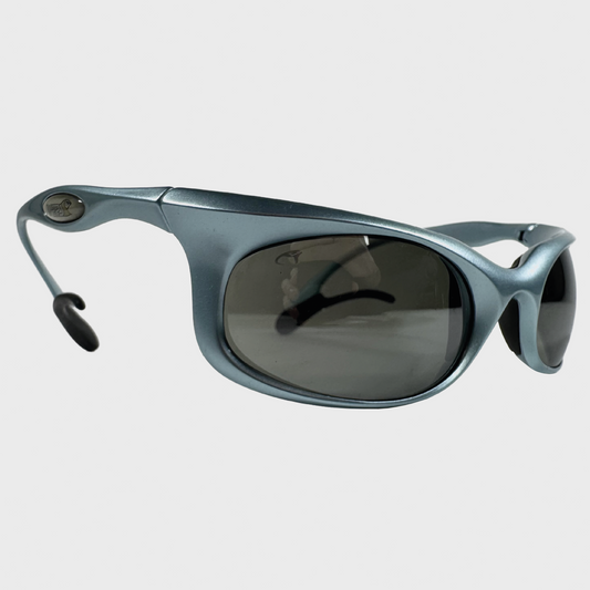 Weps Sunglasses - Mettallic blue vintage Oakley Prada Inside Tag